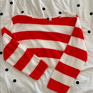 H&M cropped knit sweater